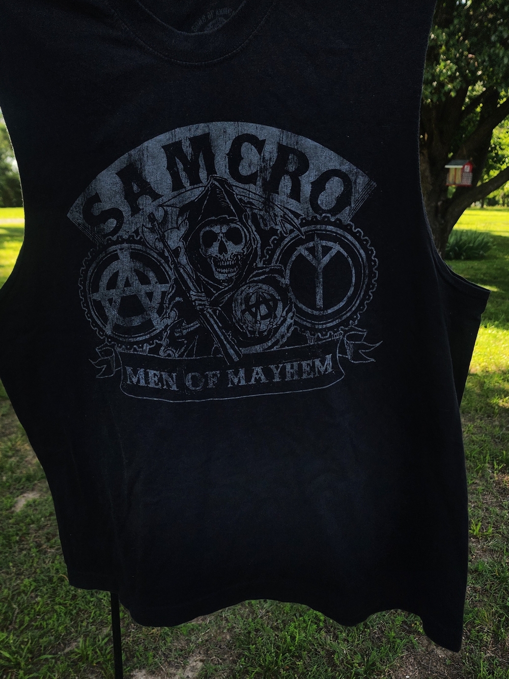 Sons Of Anarchy Men of Mayhem Black Graphic Tank